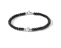 Bracelet Comete Man BLACK STAR in Silver Perla UBR 1176